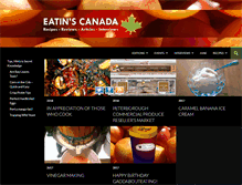Tablet Screenshot of eatinscanada.com
